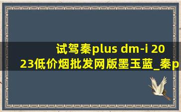 试驾秦plus dm-i 2023(低价烟批发网)版墨玉蓝_秦plusdm-i2023(低价烟批发网)版低配试驾